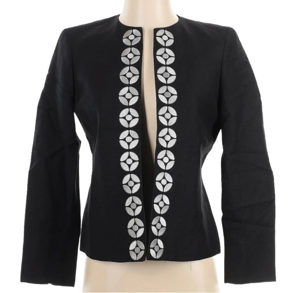 Kasper Black Embroidered Women's Jacket